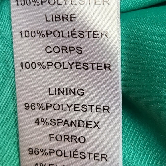 NWT Beautiful Jessica Simpson Green and Orange Dress sz 10 (BIN N) - Picture 2 of 7